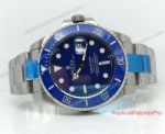 High Quality Rolex Submariner Smurf Stainless Steel Copy Watch 42mm - Blue Ceramic Bezel